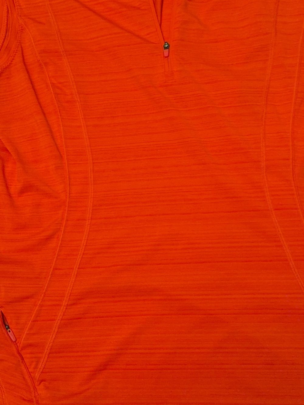 Athleta Coral-Orange Performance Top - Picture 3 of 4